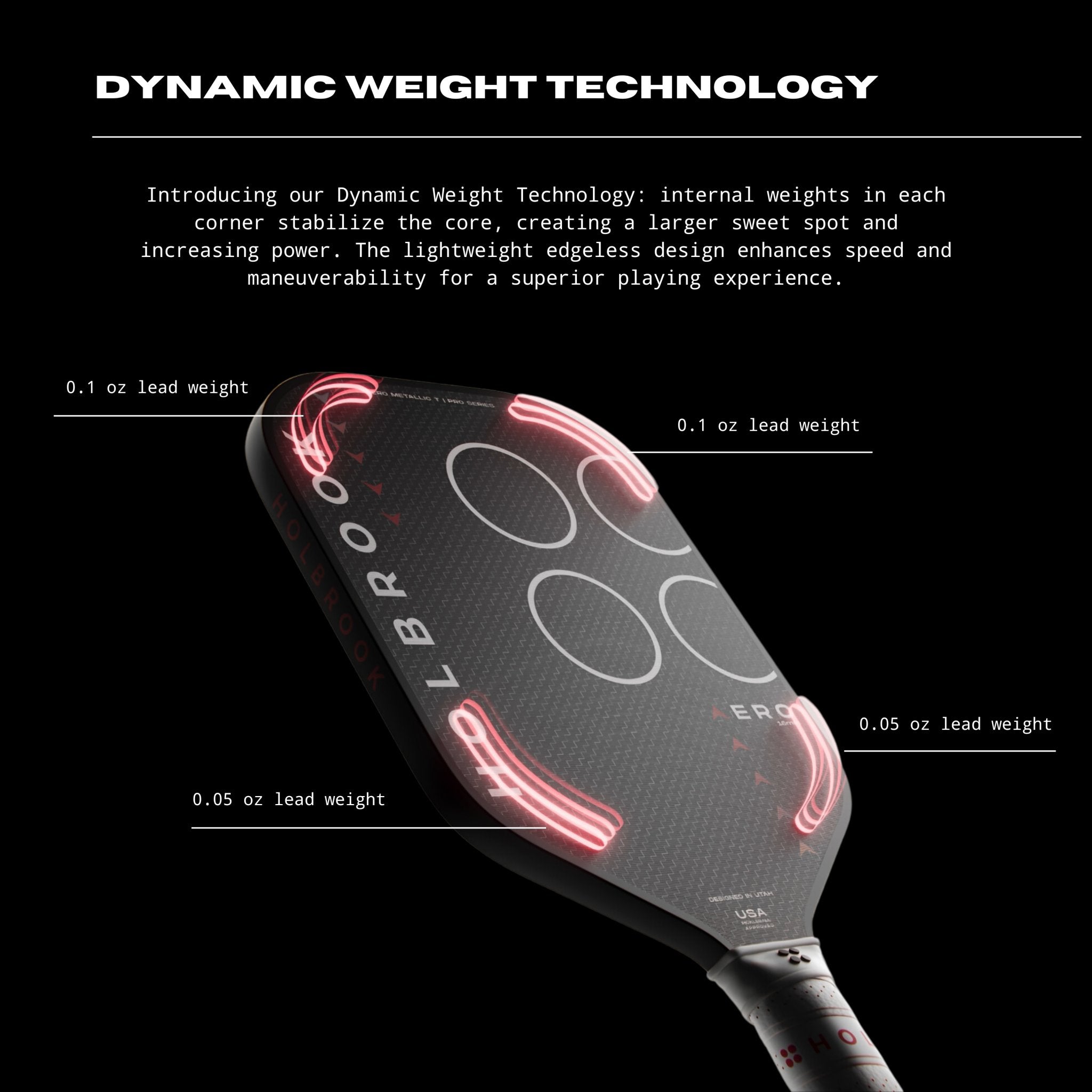Pro - Aero X 16 mm - Holbrook Pickleball