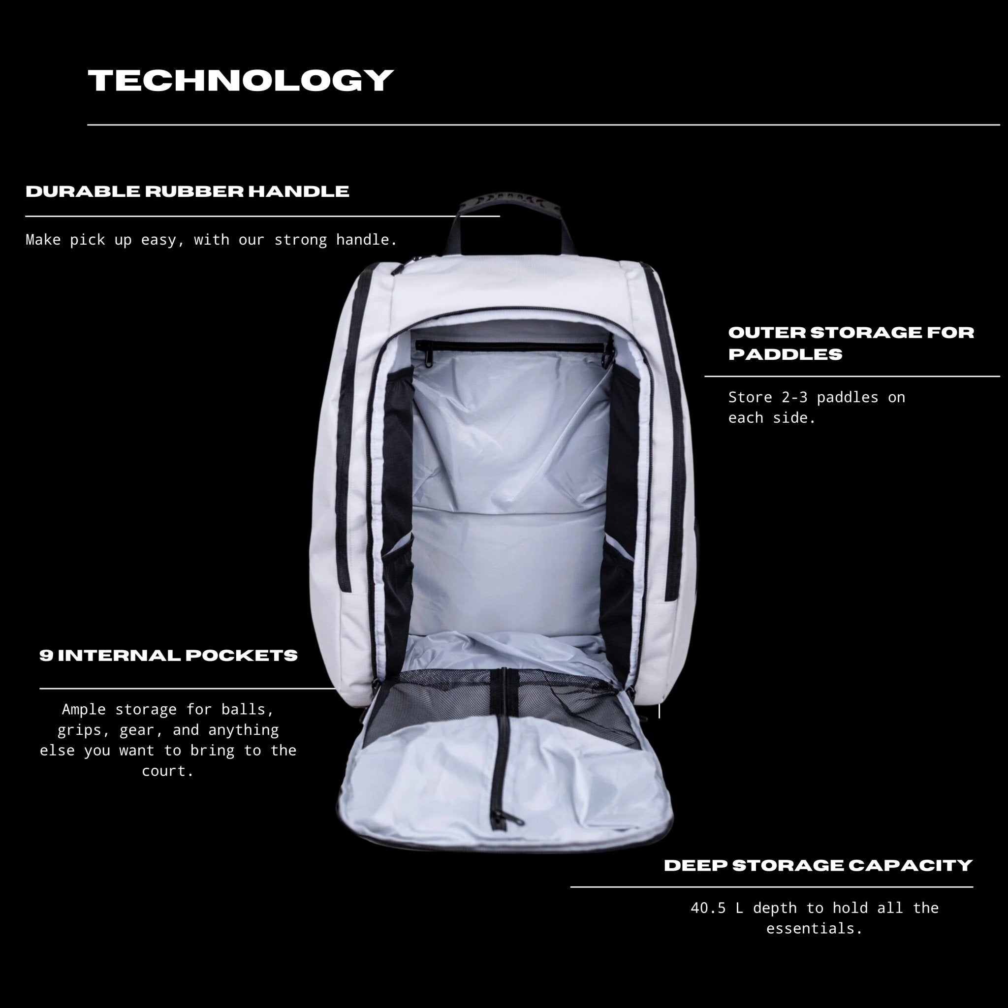 Podium Pickleball Bag - Holbrook Pickleball